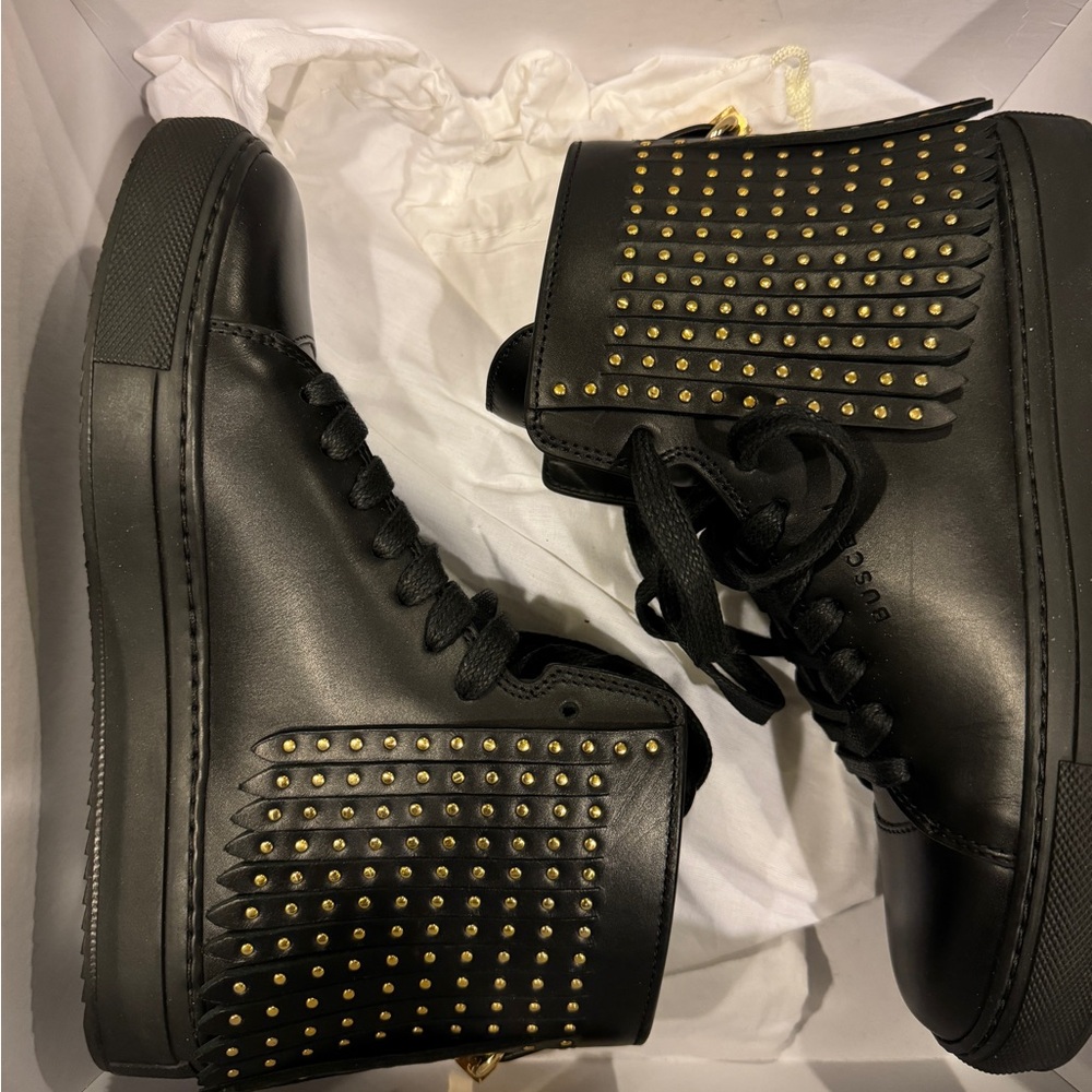 BUSCEMI leather sneakers (NWOT)